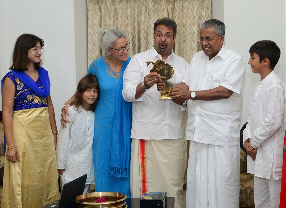 Swiss MP visits childhood town in Kerala