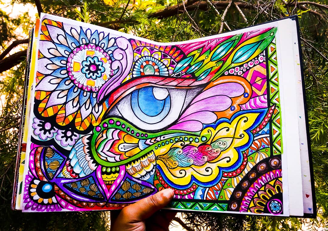 Doodles, mandalas help beat the blues