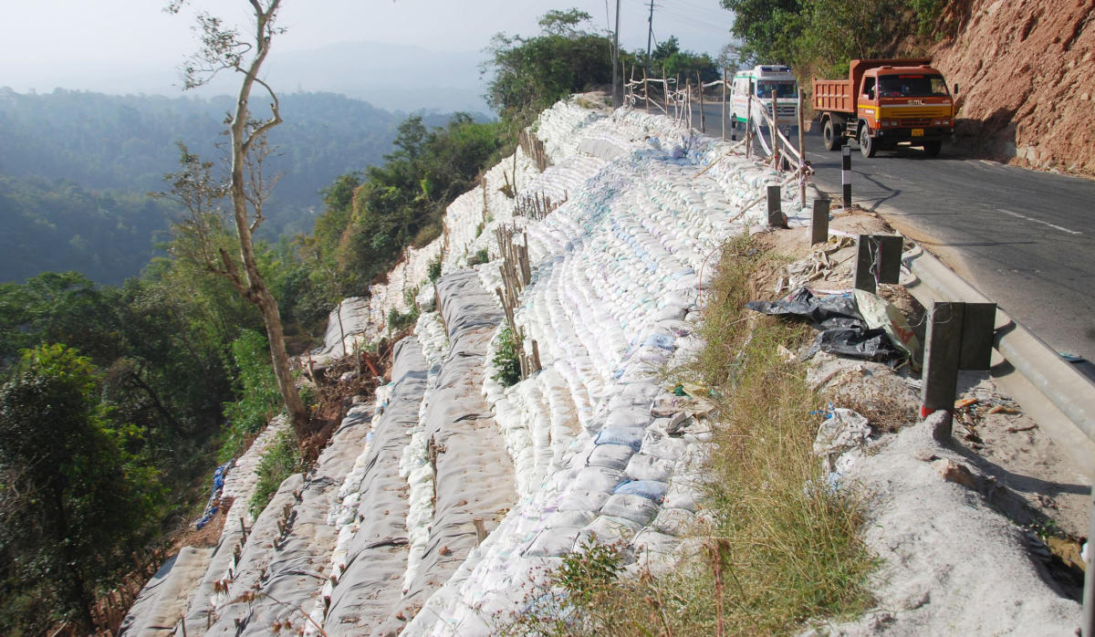 Permanent restoration of NH 275 yet to commence