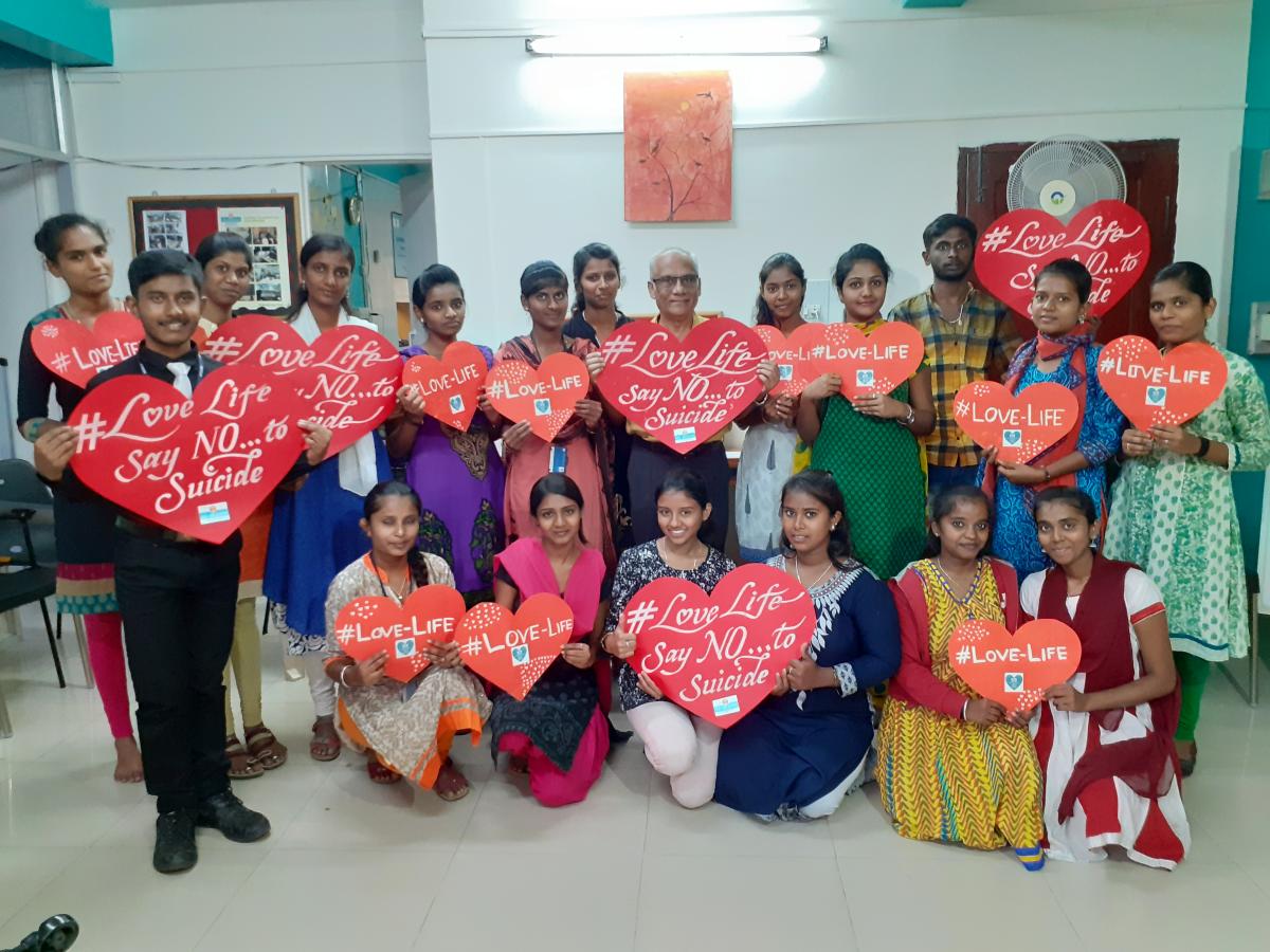 The #LOVE–LIFE campaign intends to tell youngsters there’s a way out of every adversity.