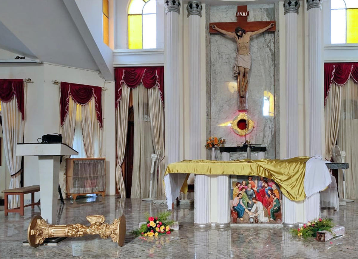 Kengeri church vandalised, cops suspect burglary