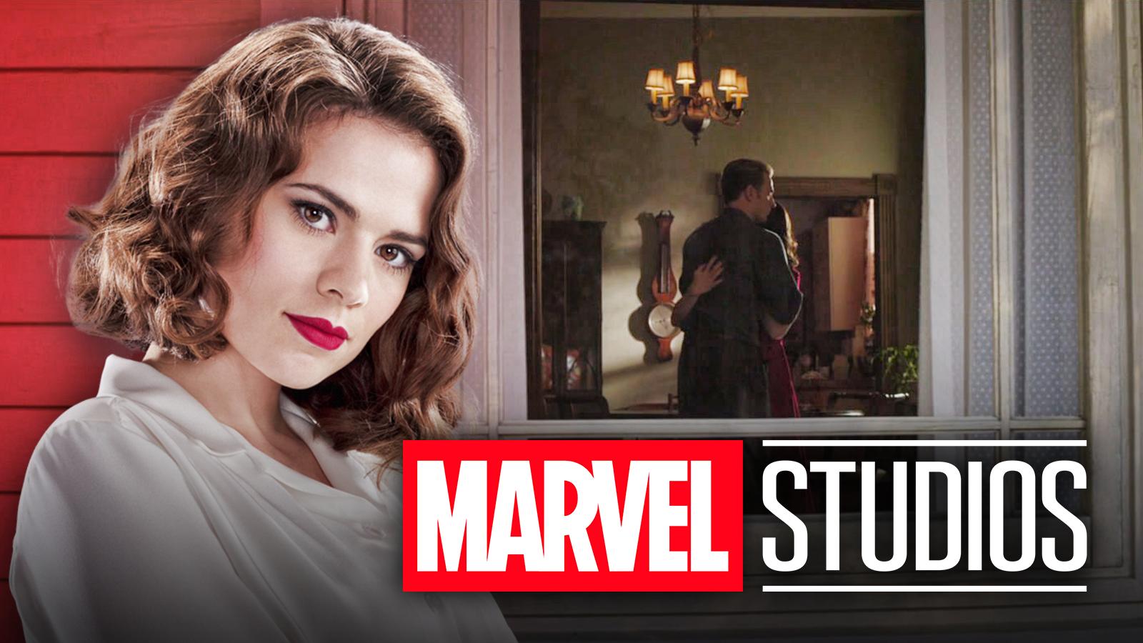 Captain America-Peggy ending fitting: Hayley Atwell