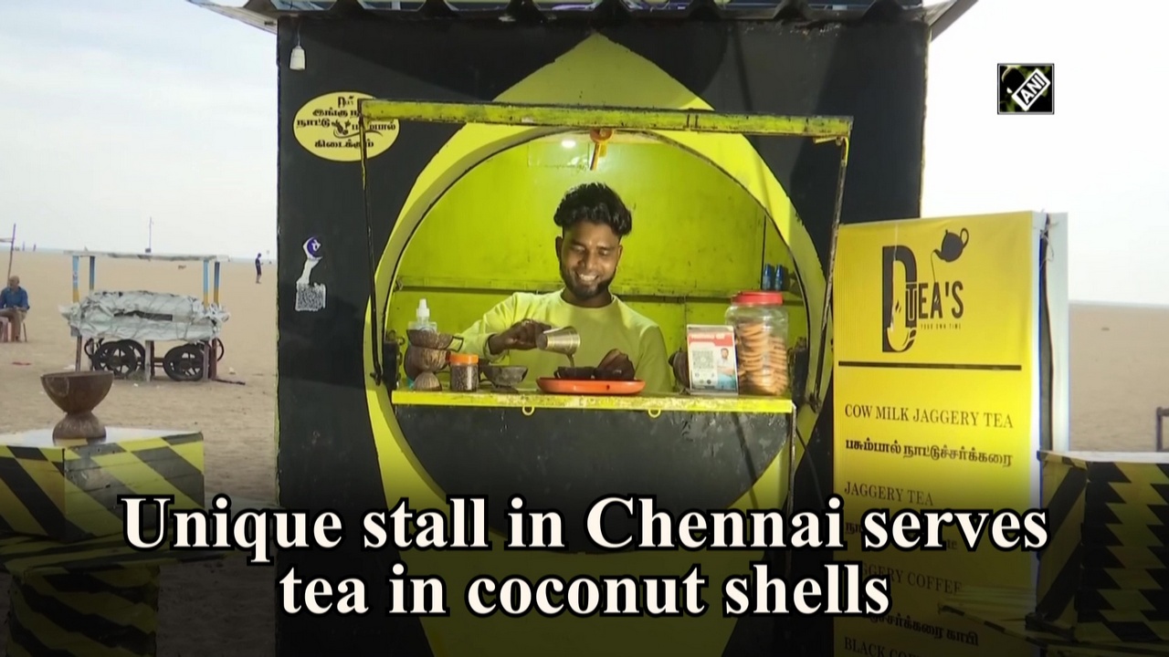 Unique stall in Chennai serves tea in coconut shells