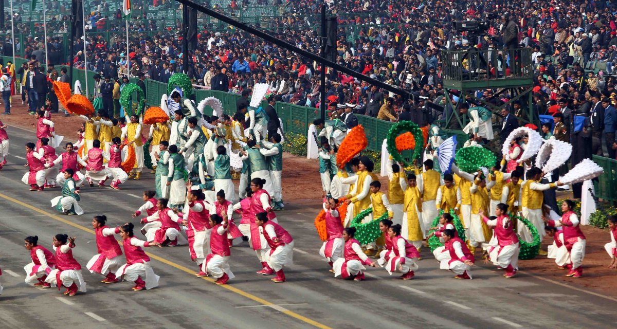Glimpses of Full Dress Rehearsal of 70thRepublic Day Parade Celebrations atRajpath in New Delhi on Wednesday, January 23, 2019. Source: DPR Defence