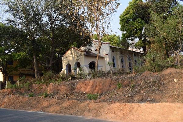 A building in McCluskieganj.