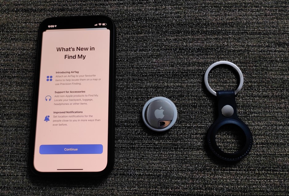 Apple iPhone users can track AirTag using Find My app. Credit: DH Photo/KVN Rohit