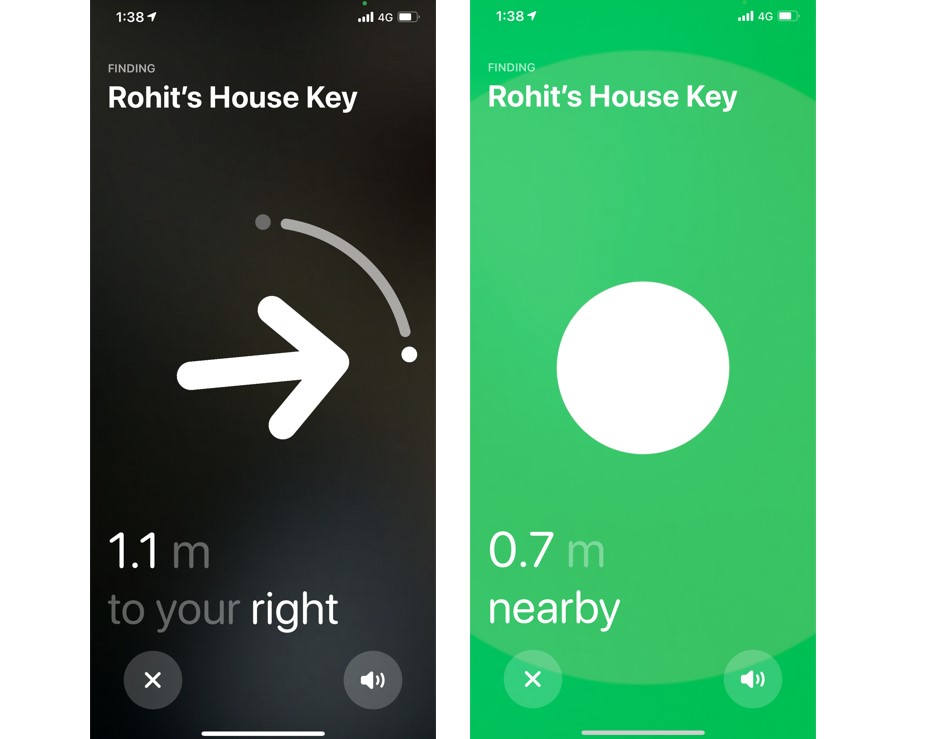 Apple AirTag turn-by-turn guide feature. DH Photo/KVN Rohit