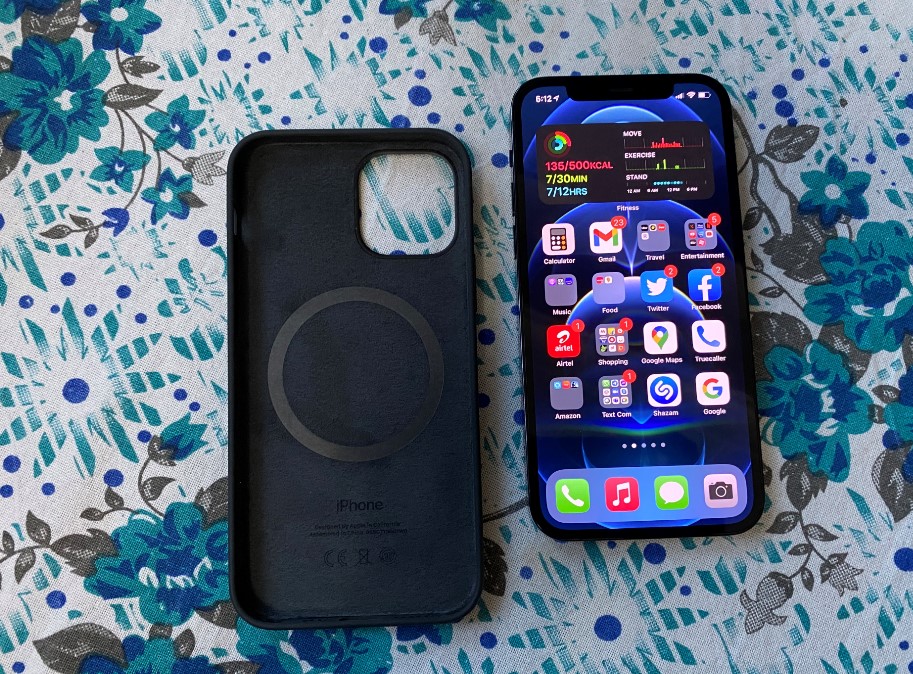 MagSafe compatible Apple shell-cover with iPhone 12 Pro. Credit: DH Photo/KVN Rohit