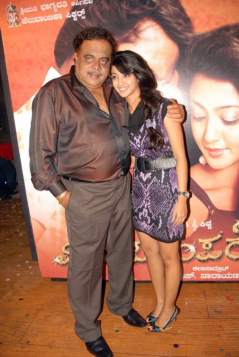Aindrita Ray with Ambareesh