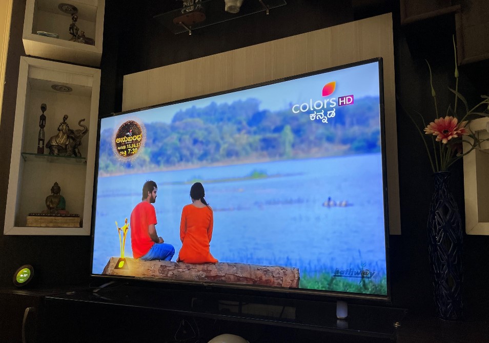 55-inch AmazonBasics FireTV Edition 4K Ultra HD Smart LED TV. Credit: DH Photo/KVN Rohit
