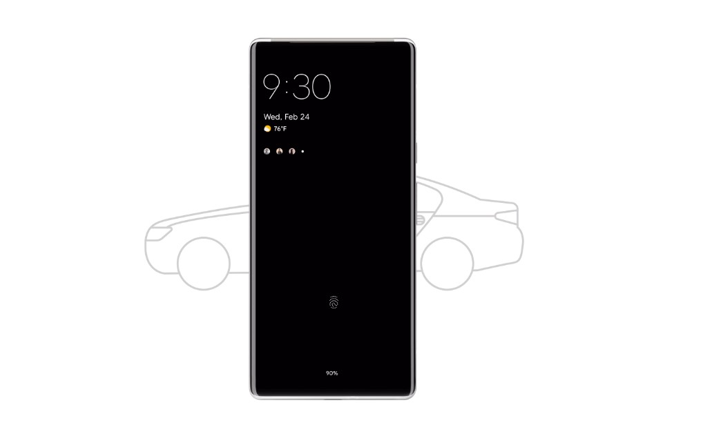 Car lock/unlock feature for Android phones. Credit: Google