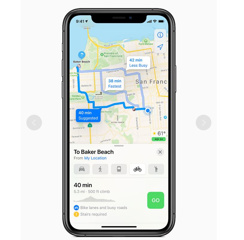 Apple Maps. Credit: Apple