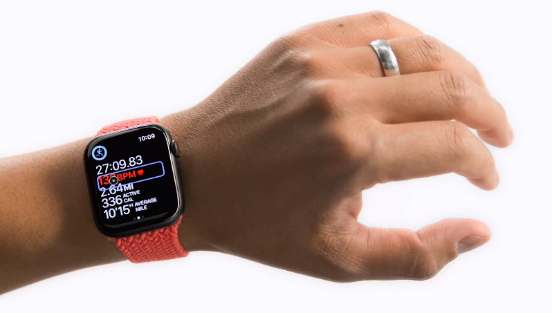 Motion pointer on Apple Watch. Credit: Apple