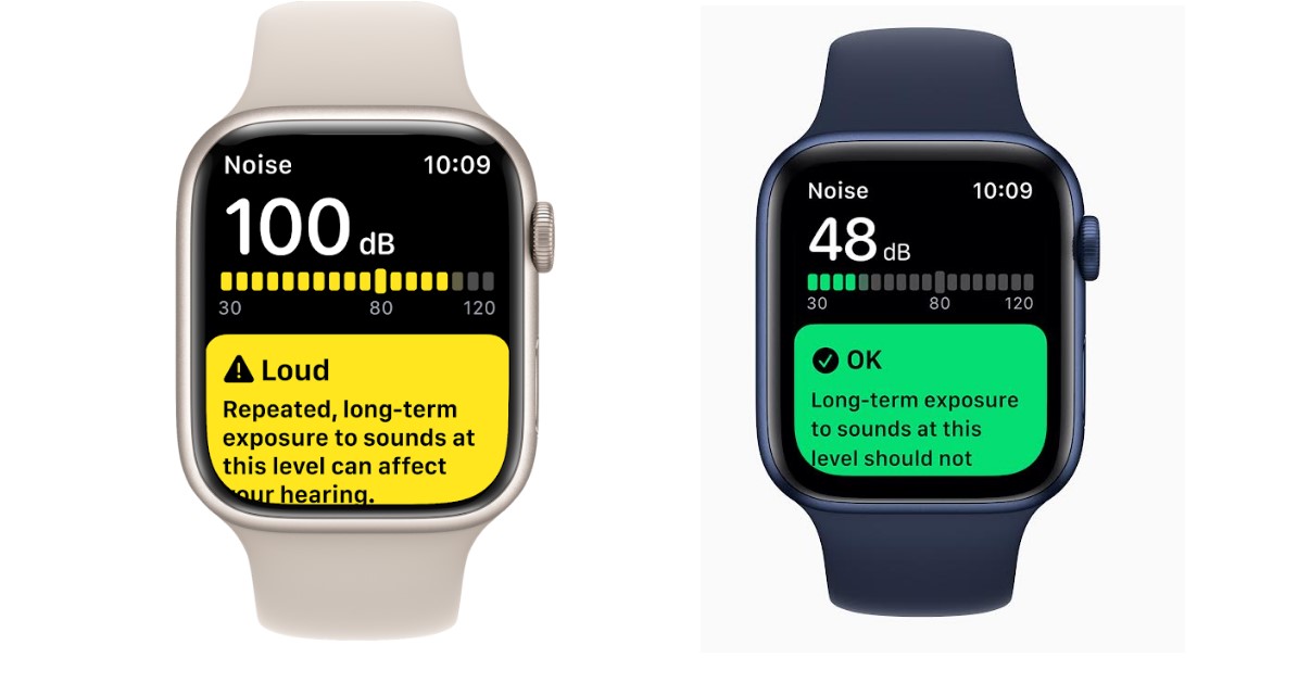 Noise app on Apple Watch. Credit: Apple