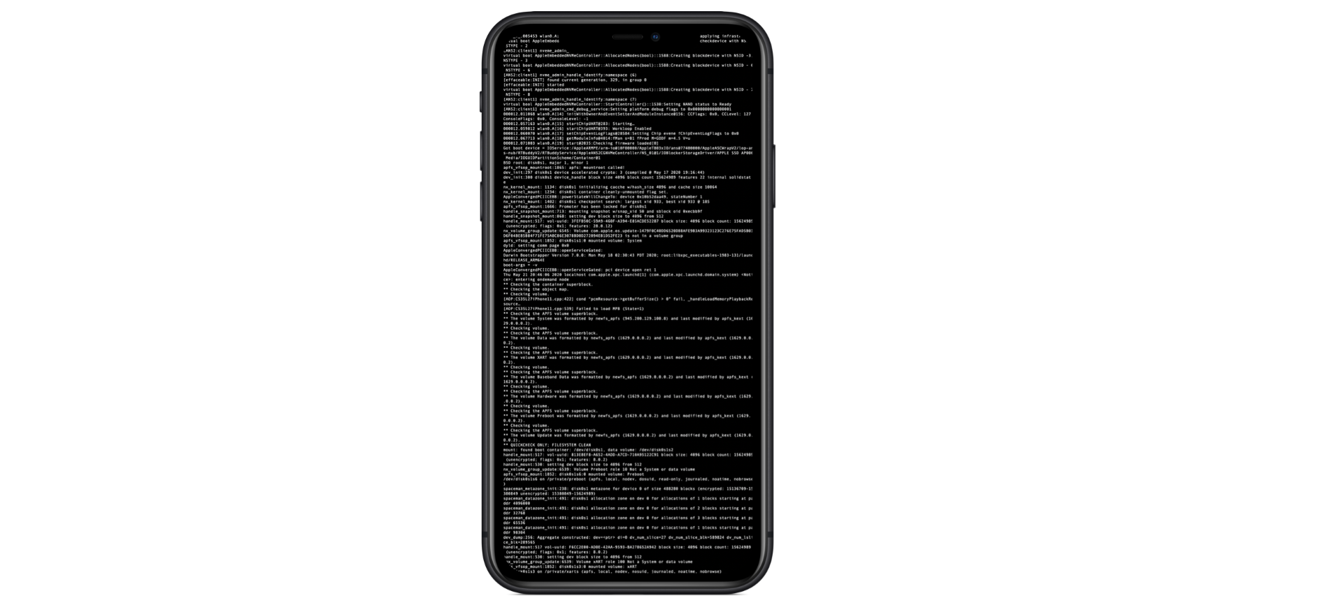 Apple Security Research Device (SRD) is intended for use in a controlled setting for security research only. Picture credit: Apple
