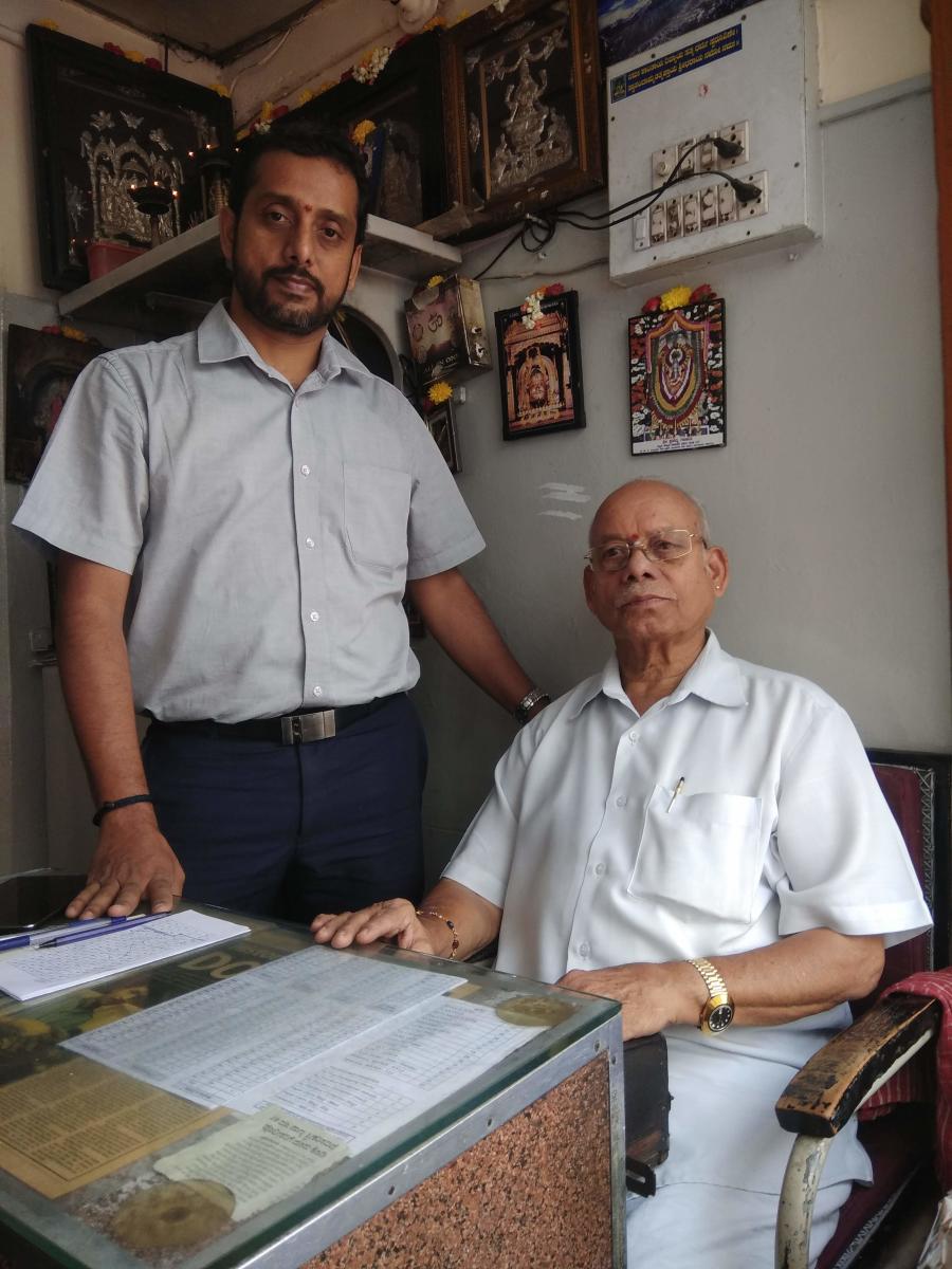 Arun Adiga (left) and Ramakrishna Adiga.