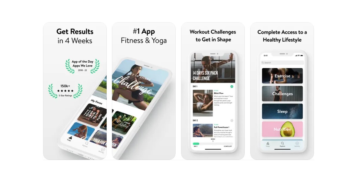 Asana Rebel: Get in Shape on Apple App Store (screen-grab)