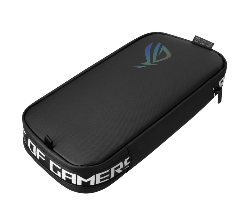 ROG Ally handheld gaming console's travel case. Credit: Asus India