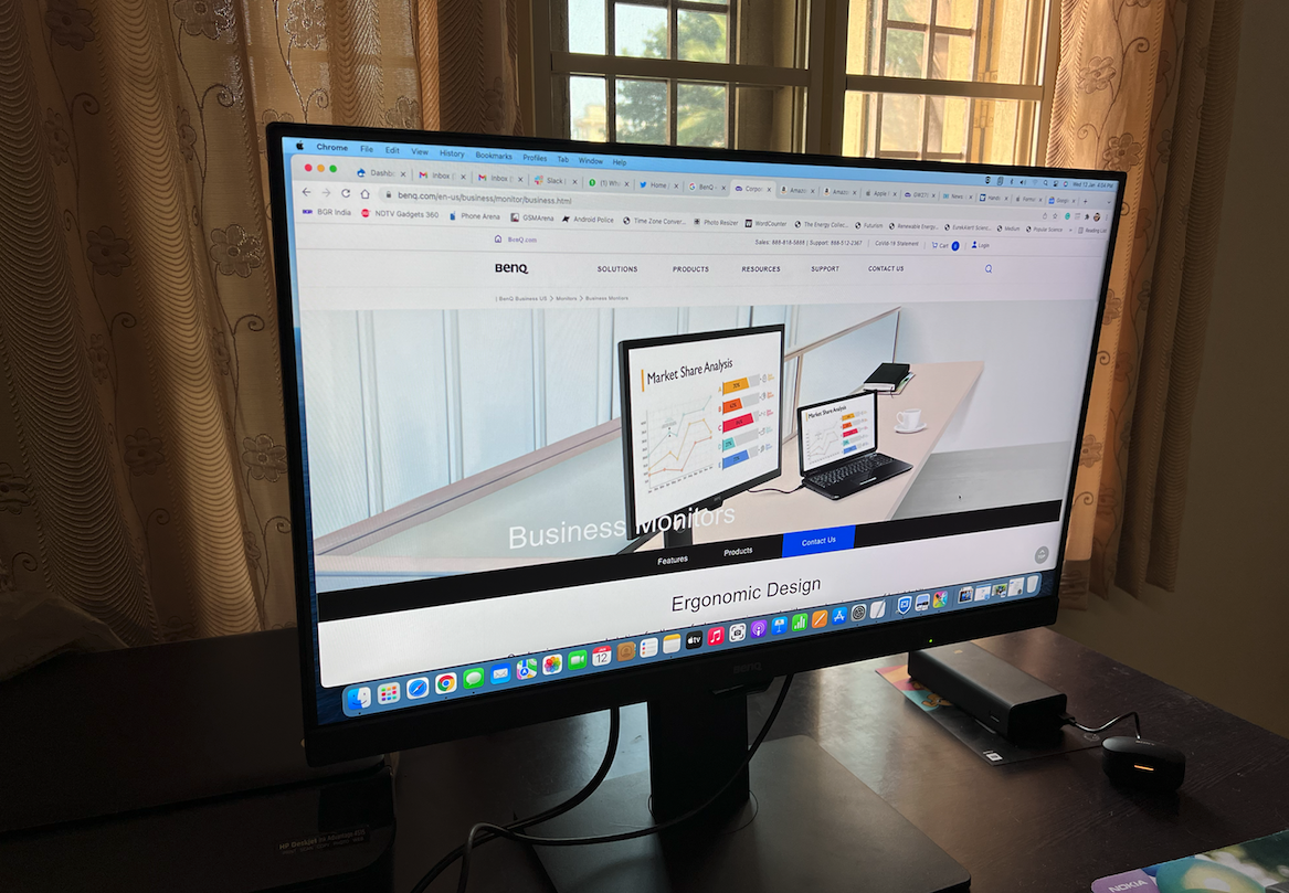 BenQ GW2785TC display. Credit: DH Photo/KVN Rohit