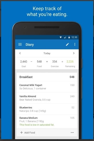 PC: MyFitnessPal/Google Play Store