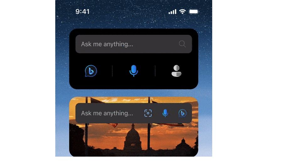 ChatGPT-based Bing Chat Widget. Credit: Microsoft