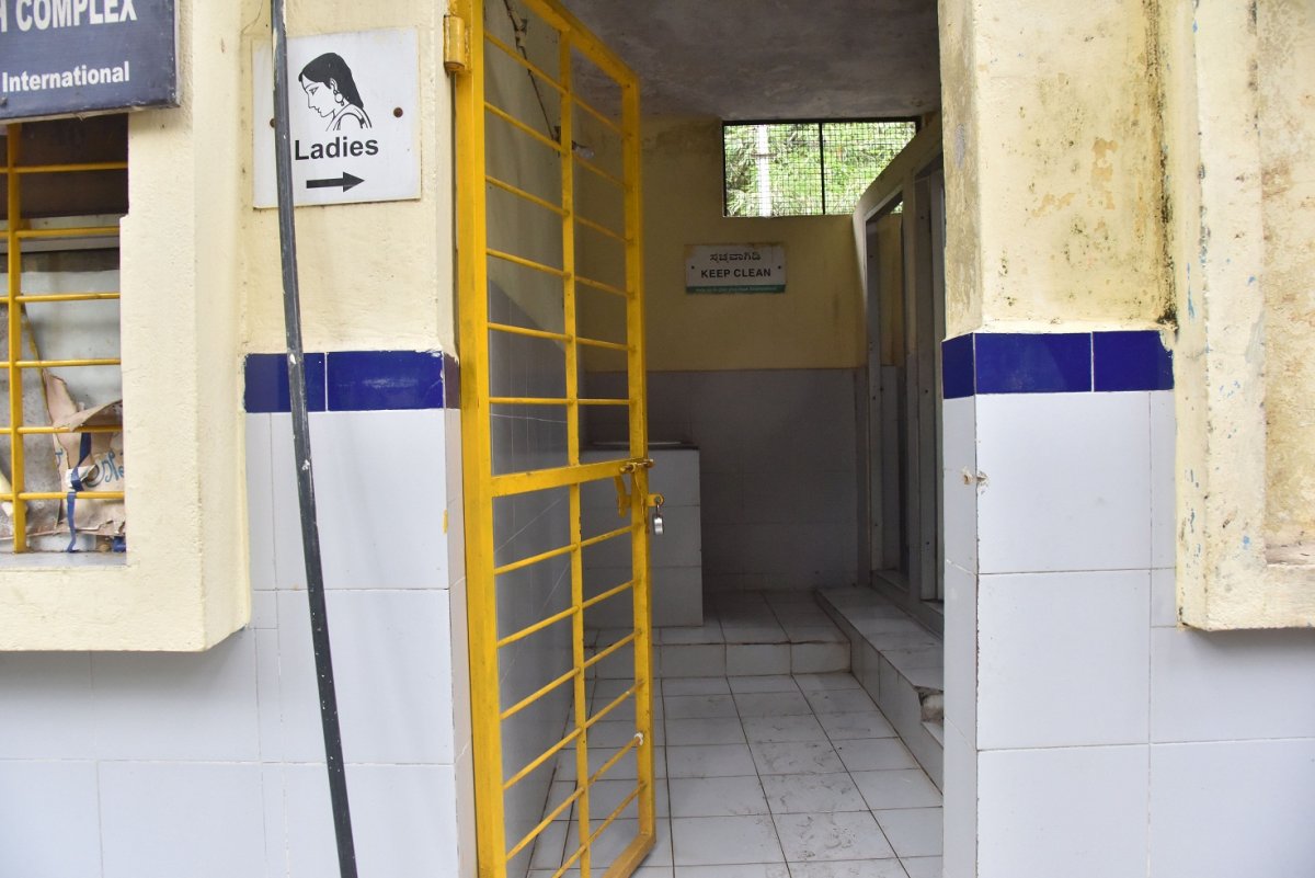 This toilet in Jayanagar 3rd Block toilet is now free of junk storage.
