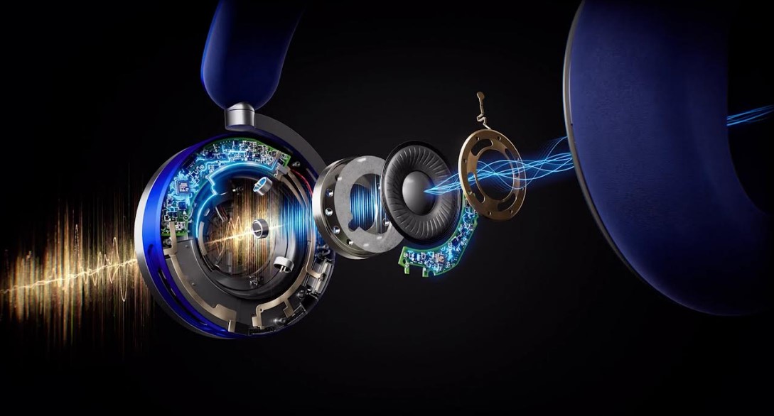 Audio technology in Dyson Zone. Credit: Dyson