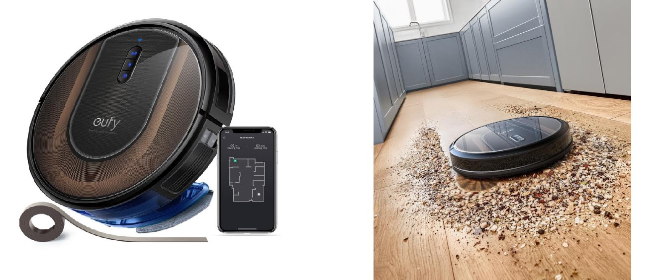 The new Robovac G30 Hybrid vacuum system. Credit: Eufy