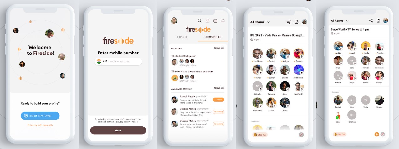 Fireside app on Google Play store. Credit: