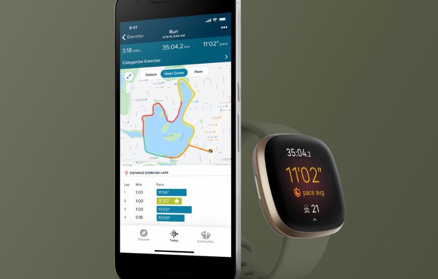 Fitbit Versa 3. Credit: Fitbit