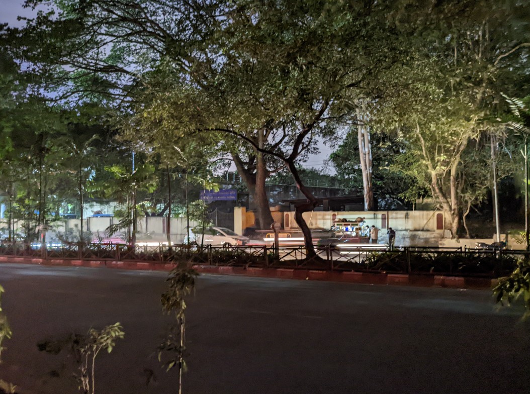 Google Pixel 6a's camera sample with Night Sight mode on. Credit: DH Photo/KVN Rohit
