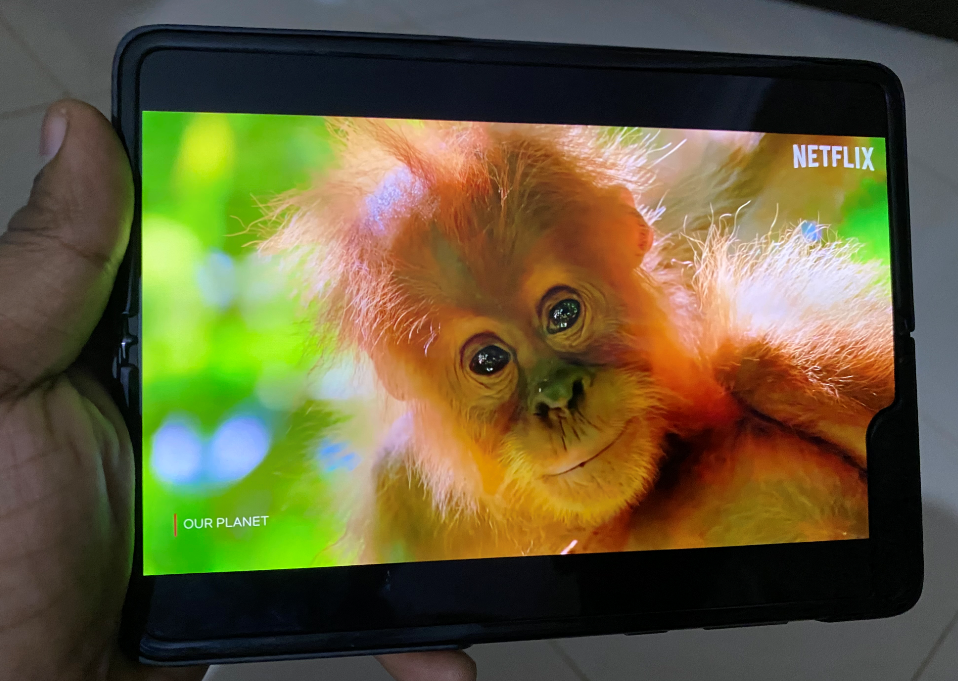 Samsung Galaxy Fold display offers immersive viewing experience (DH Photo/Rohit KVN)