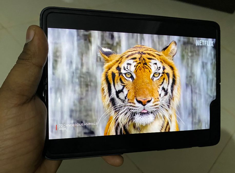 Samsung Galaxy Fold offers an immersive viewing experience (DH Photo/Rohit KVN)