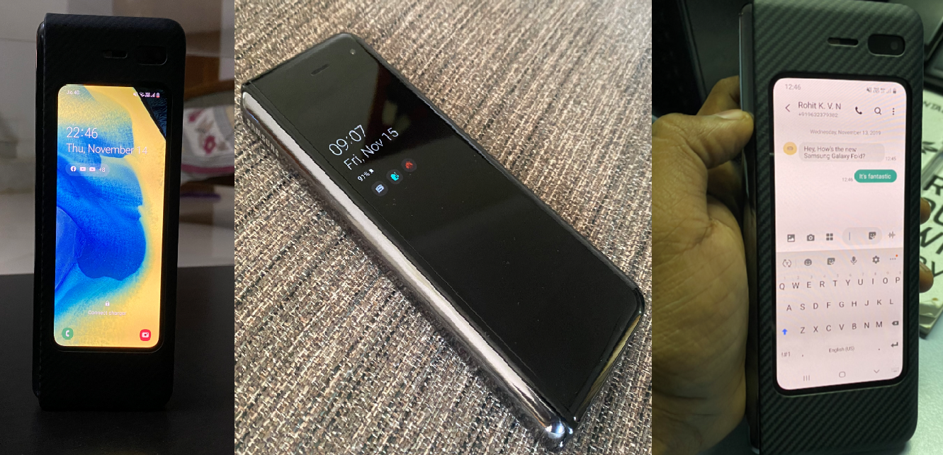 Samsung Galaxy Fold cover display (DH Photo/ Rohit KVN)