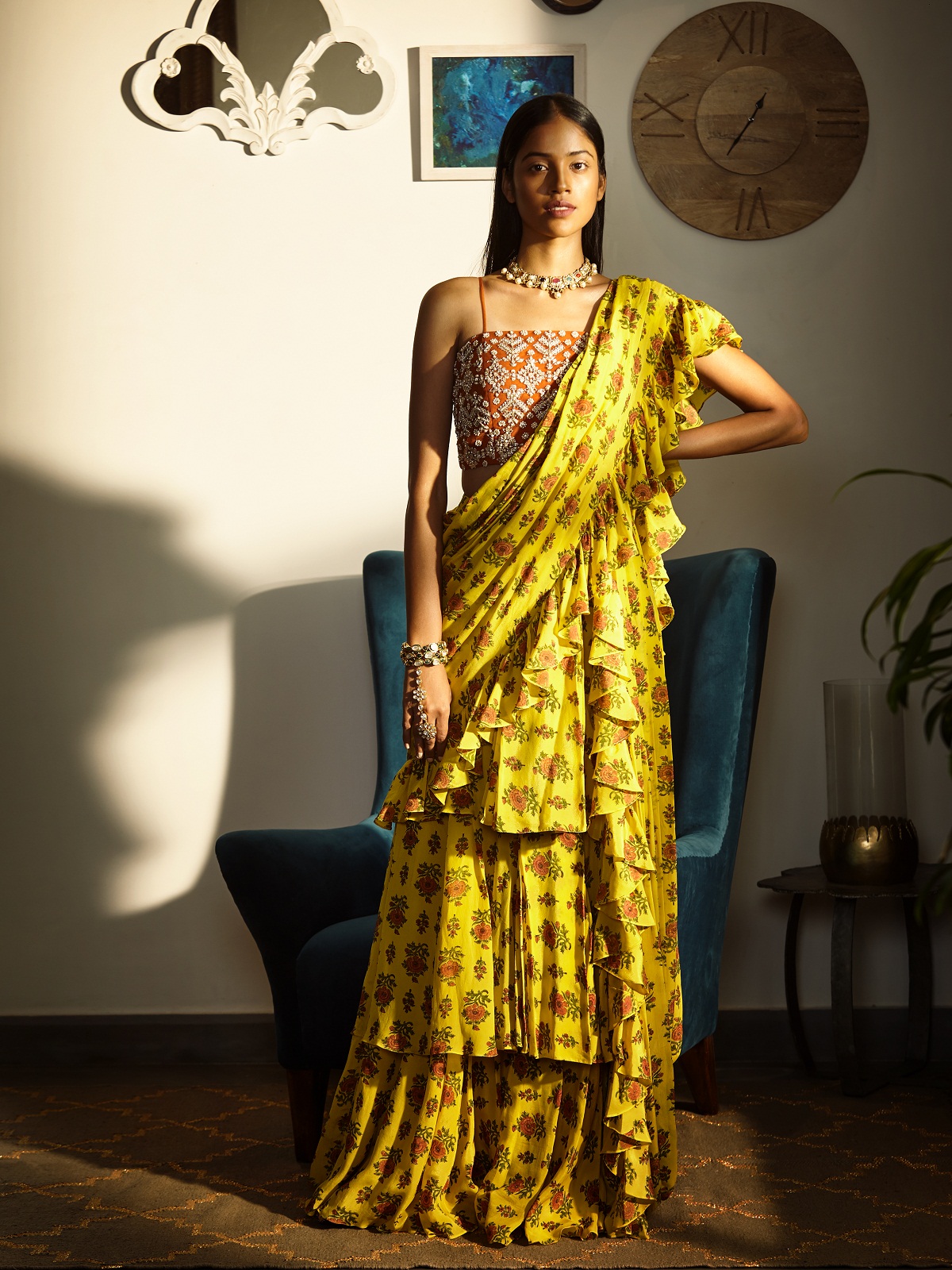 Model in designer BhumikaSharma's design.