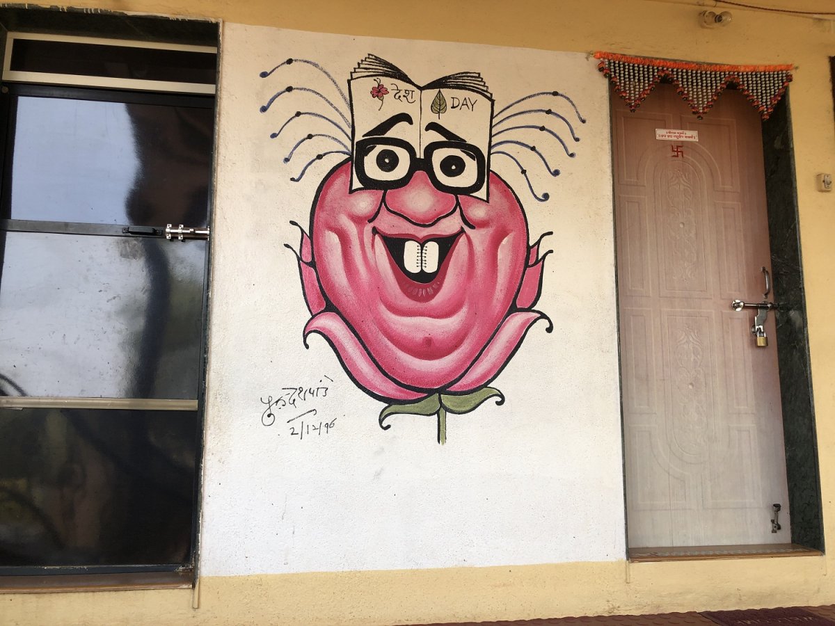 A quirky illustration in Bhilar