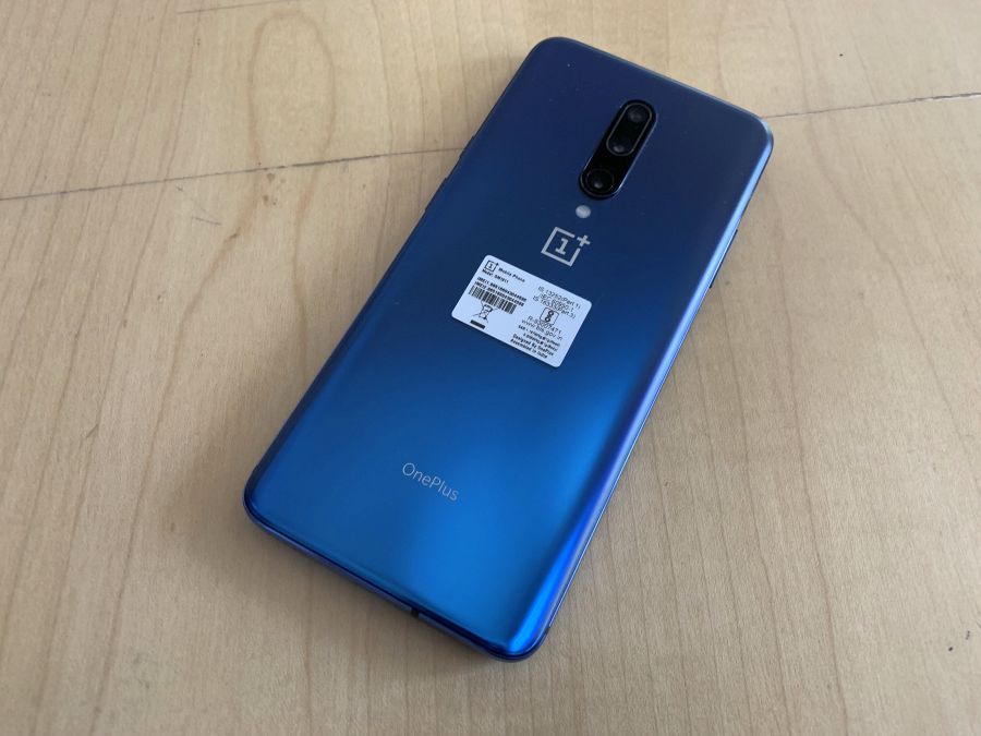 OnePlus 7 Pro Nebula Blue. Picture credit: Rohit KVN/ DH Photo