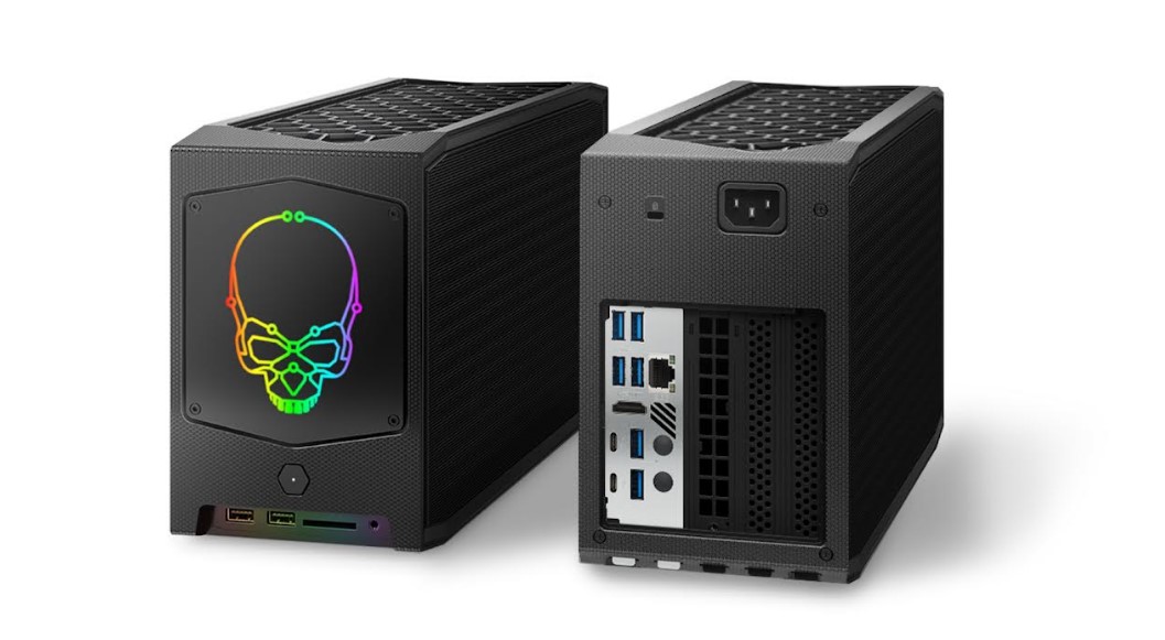The new NUC Extreme Kit series. Credit: Intel