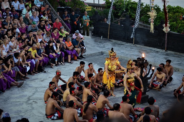 Kecak dance at Uluwatu temple at Badung.