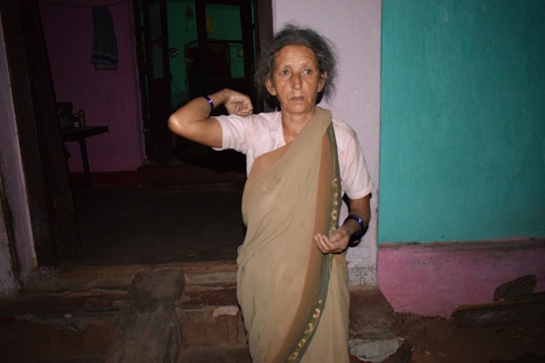 Kitty Texeira lives with her children in McCluskieganj.
