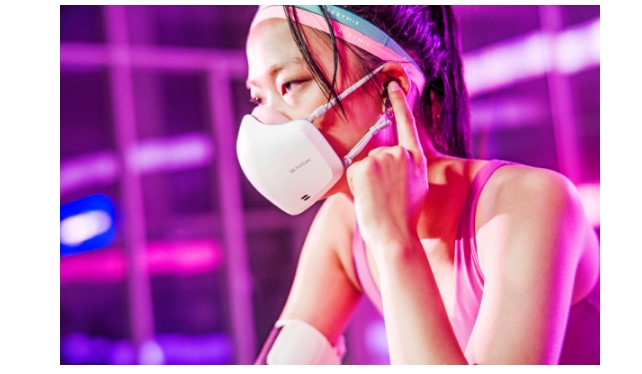 The new PuriCare Wearable Air Purifier. Credit: LG