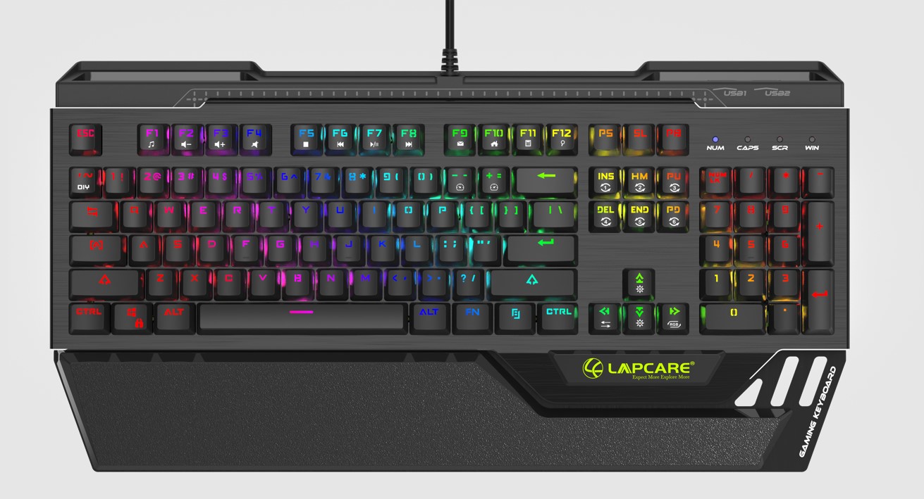 Lapcare Champ Gaming Board-LGK-108. Credit: Lapcare