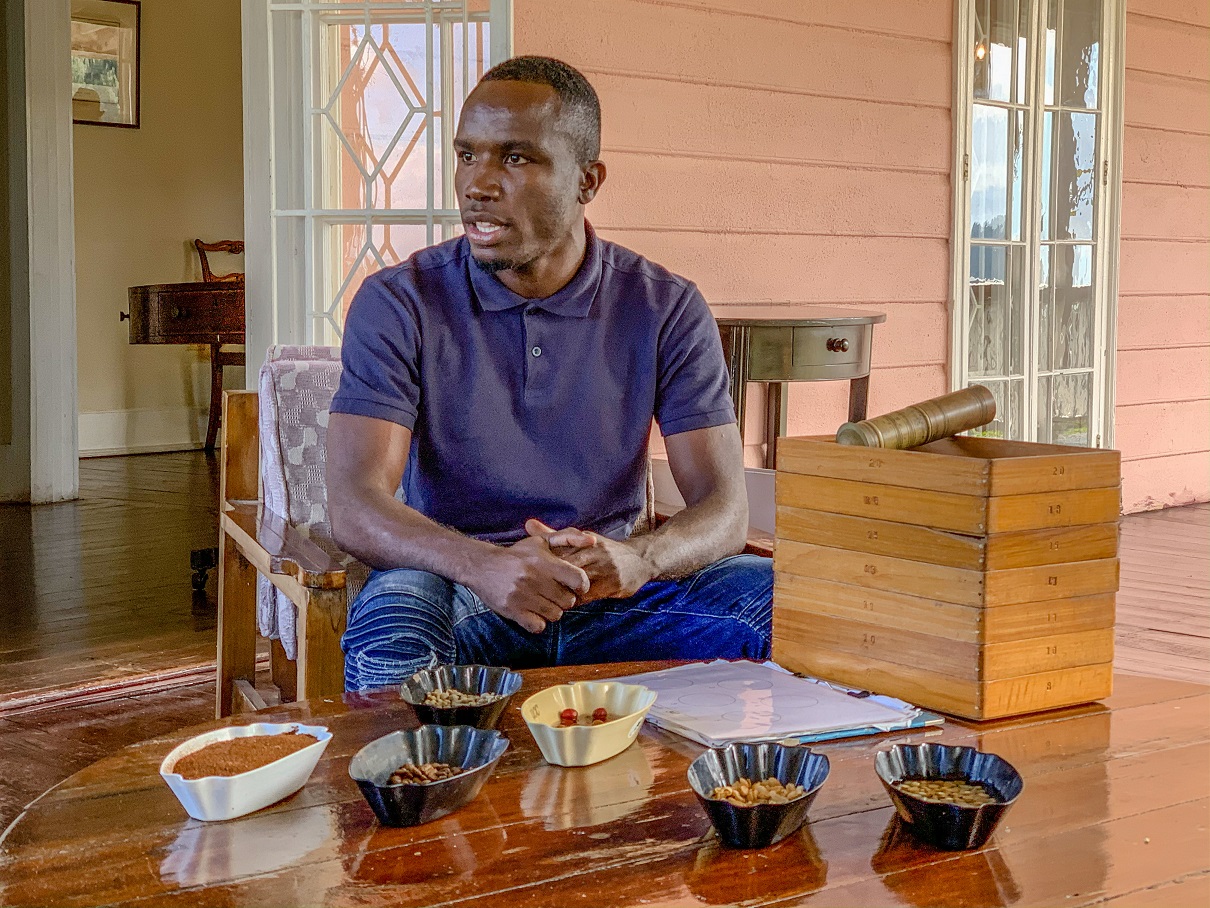 A session about coffee at Craighton Coffee Estate.