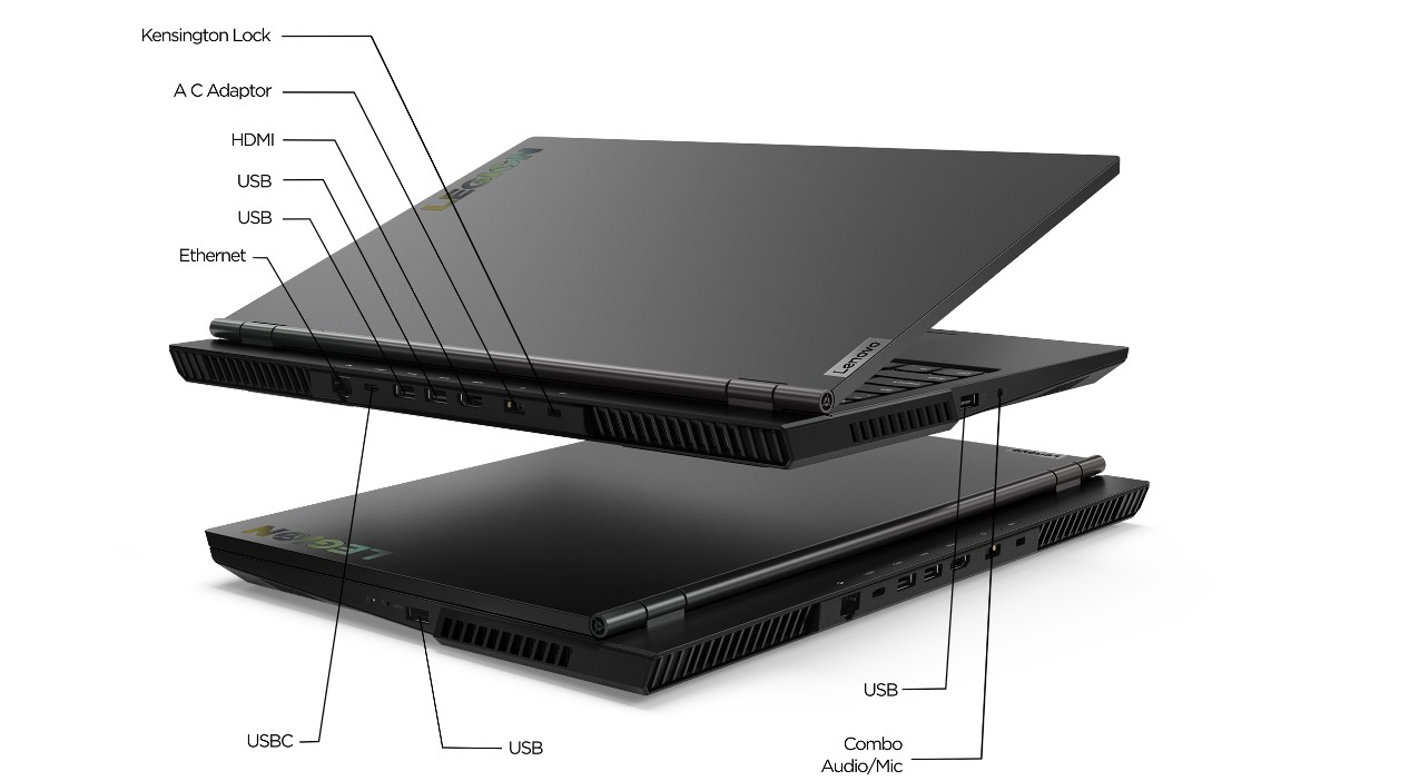 Legion 5 PC ports. Credit: Lenovo