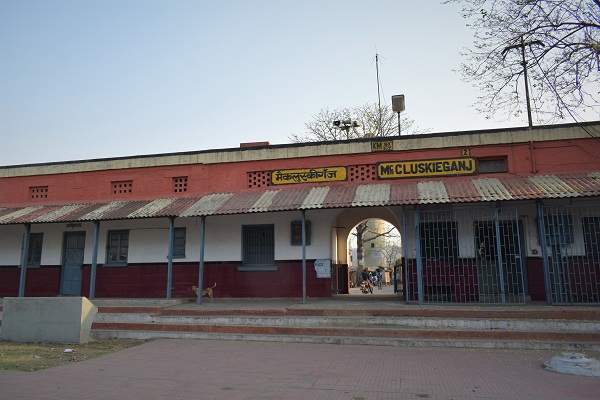 McCluskieganj Railway Station.