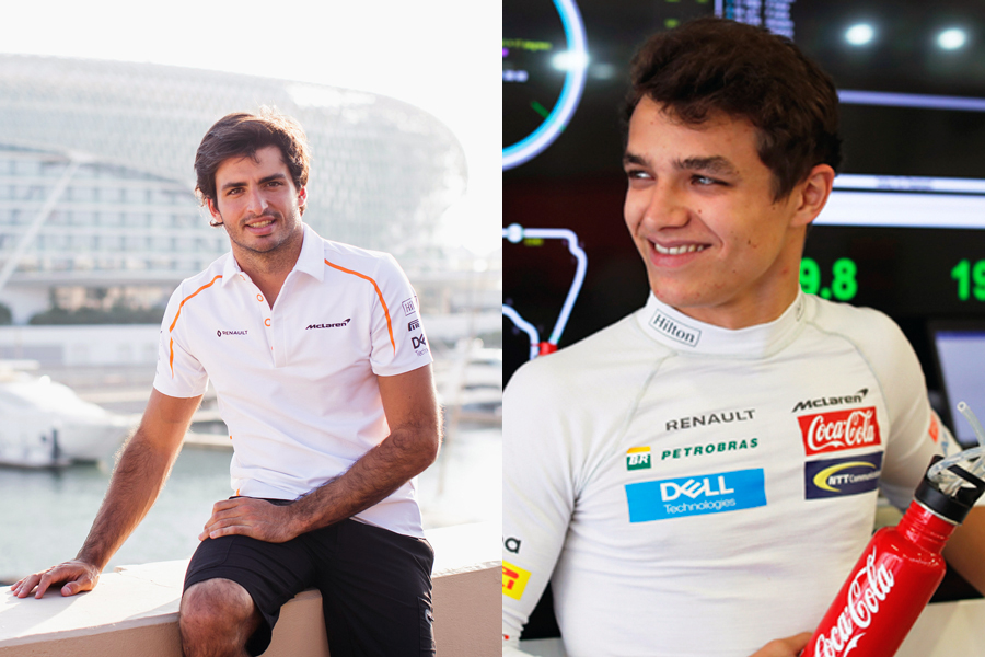 Carlos Sainz and Lando Norris. Picture credit: McLaren