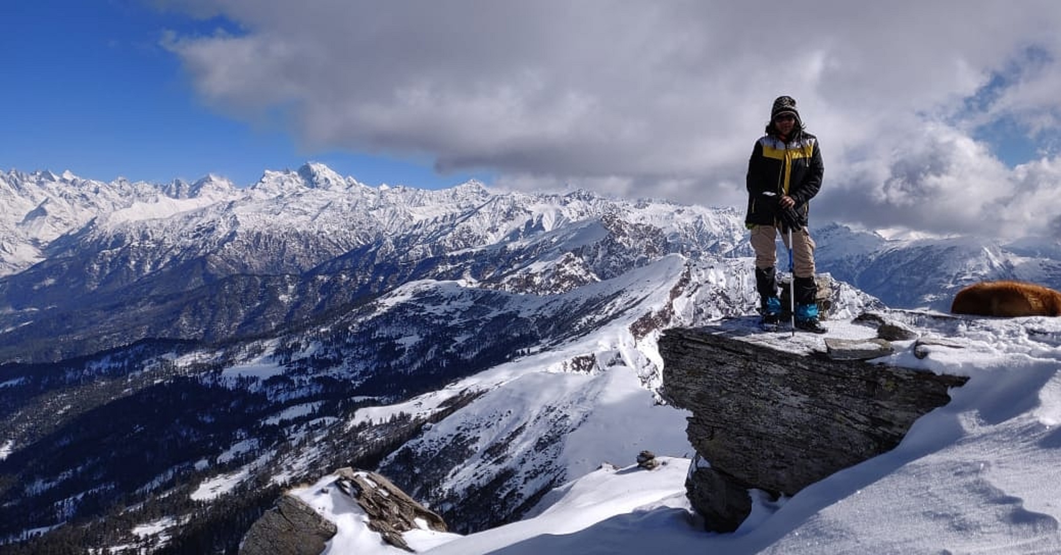Monalisa Deb at Kedarkantha Trek