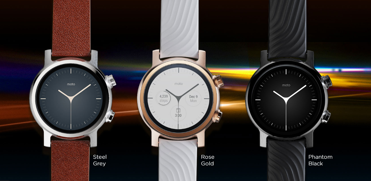 Moto series smartwatch (Picture Credit:moto360.com)
