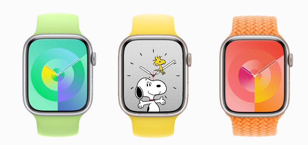 New Watch Faces coming with watchOS 10. Credit: Apple
