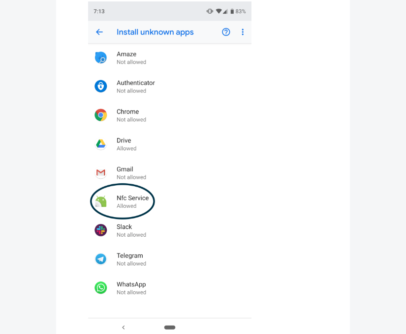 System application that is signed by Google will be automatically whitelisted (Picture credit: Nightwatch Cyber Security)